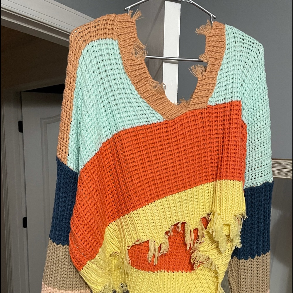 Color Block Sweater